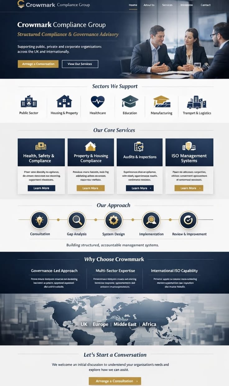professional company website design